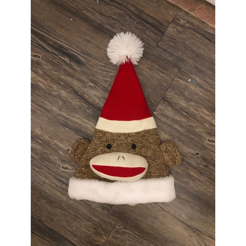 Sock monkey hat